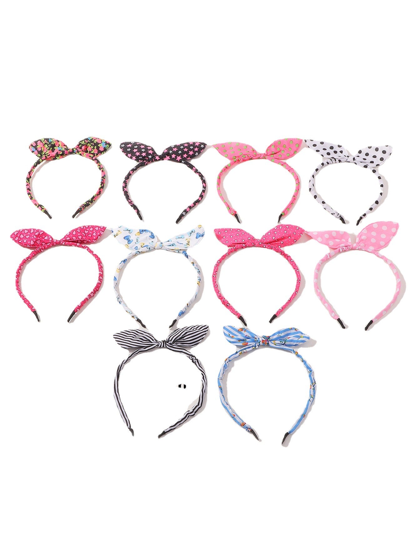 Wholesale Candy Color Sequin Bow Headband Cartoon Headband